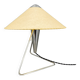 Helena Frantova Table Lamp 1960s Chrome Paper Shade