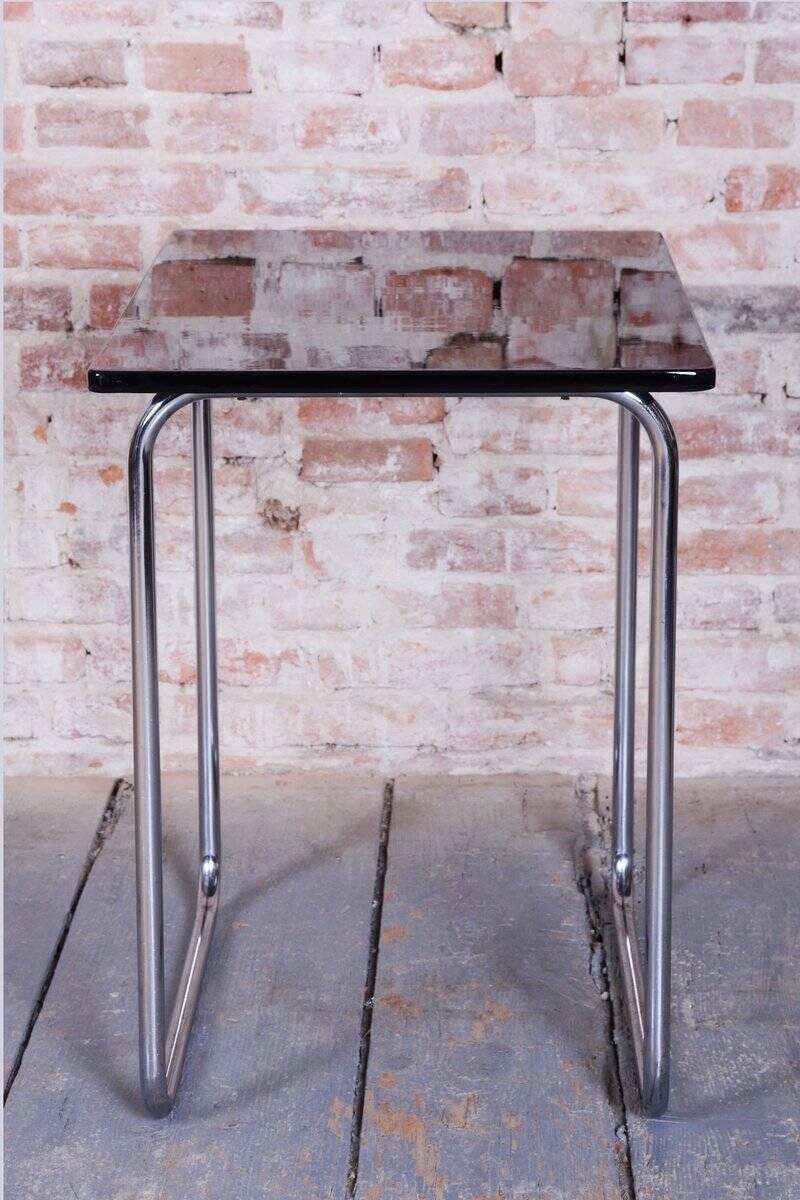 Bauhaus Table in Chrome-Plated Steel by Hynek Gottwald, 1930s