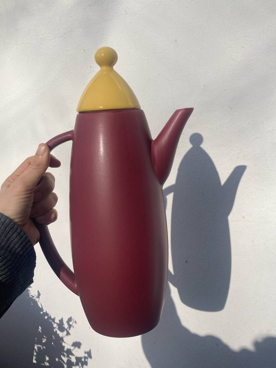 80s Memphis ceramic teapot