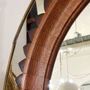 Miroir circulaire par Fratelli Marelli, Italie, années 1950
