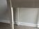 White patinated wooden table