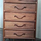 Rattan chiffonnier