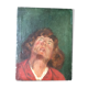 "portrait of man" oil on canvas signed mantovani 1918