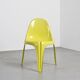Pair of yellow fiberglass tripod chairs by Walter Frey, circa 1968