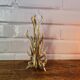 Brutalist Bronze Sculpture Candle Holder or Vase by Heinz Goll
