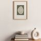 Abstract painting on B314 series paper "mineral" signed Eawy