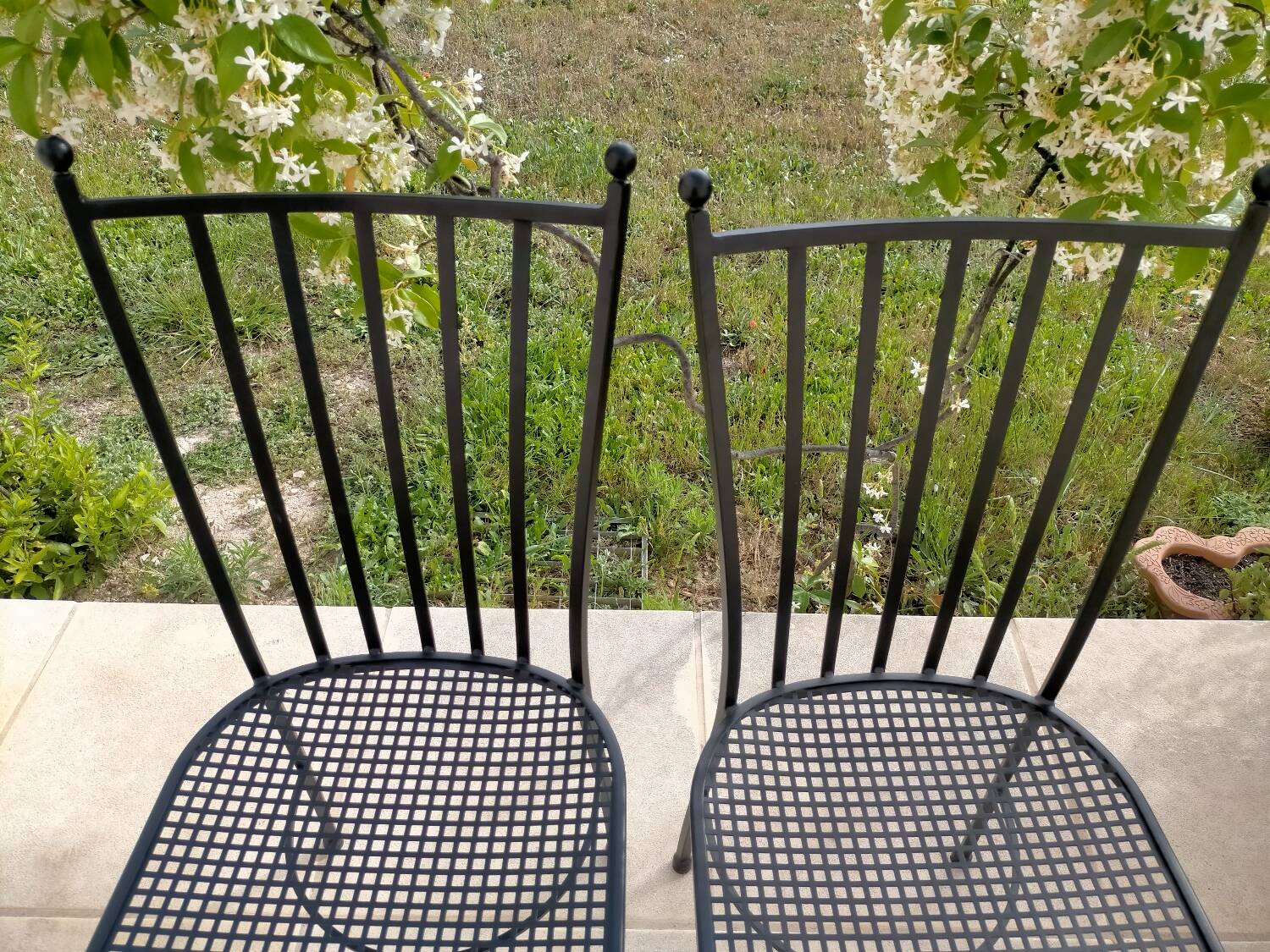 Iron chairs
