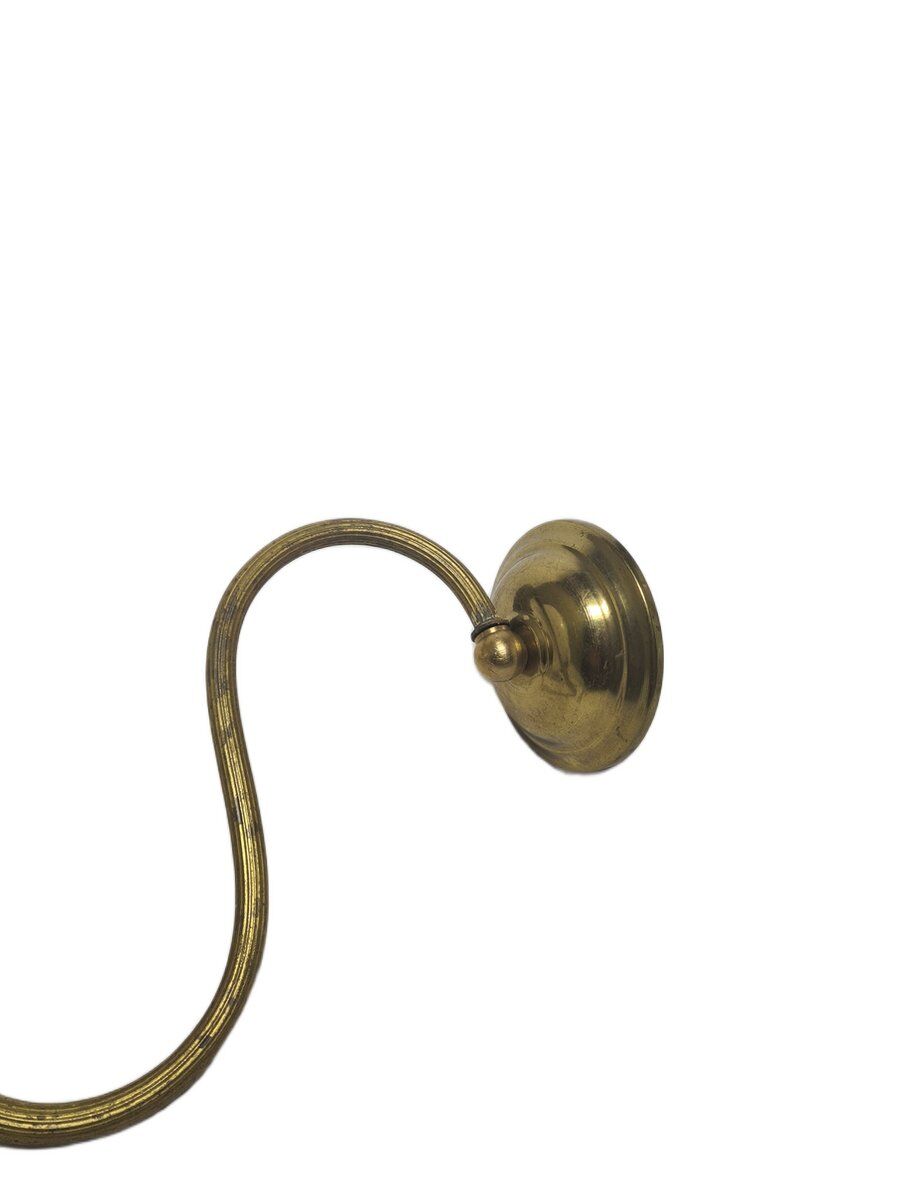 Art Deco metal wall lamp, Poland, 1950s