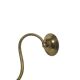 Art Deco metal wall lamp, Poland, 1950s