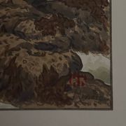 Lithograph by Henri Rivière The Wind of Noroît - The Seaweeds