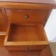 Vintage commode secretary dressing table sliding top 7 drawers cherry wood