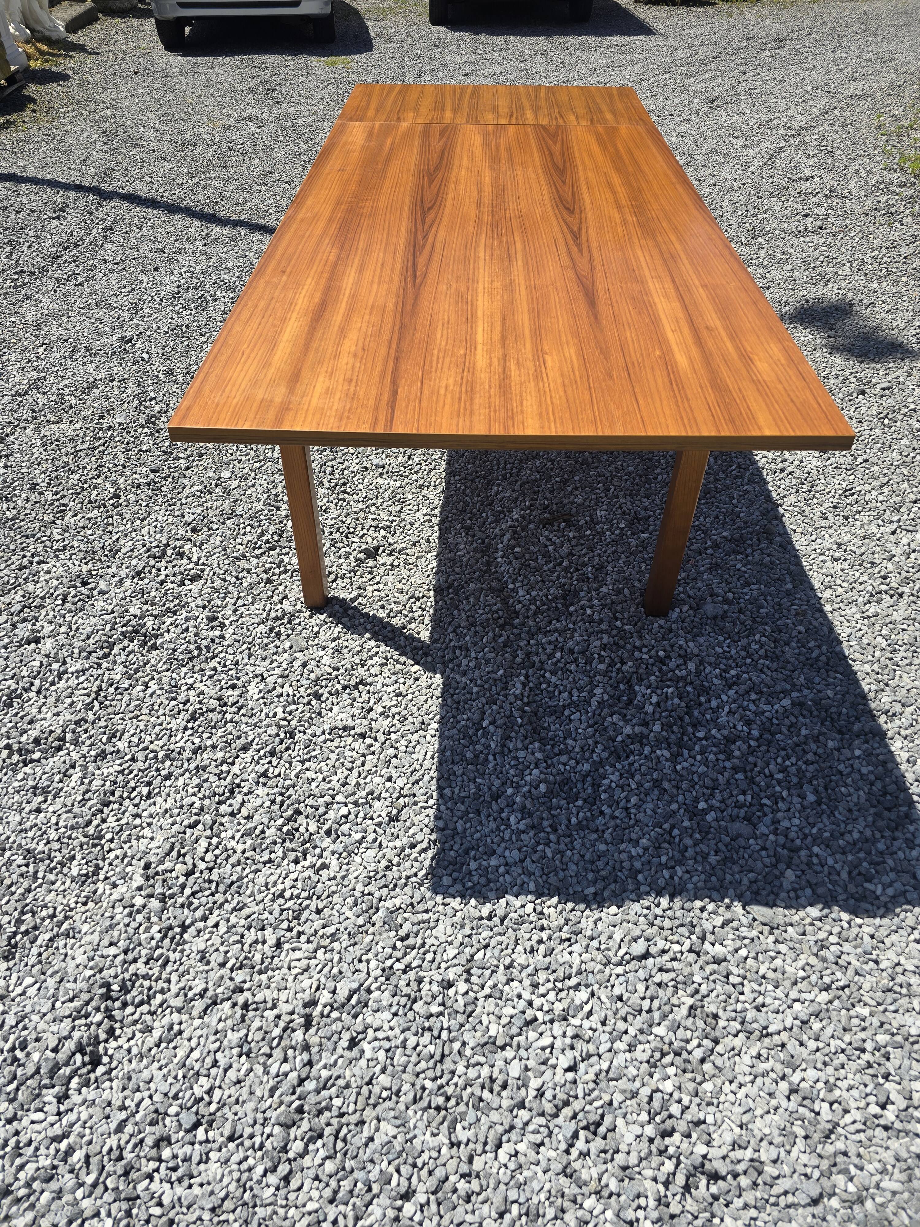 Scandinavian extendable teak table from the 60s