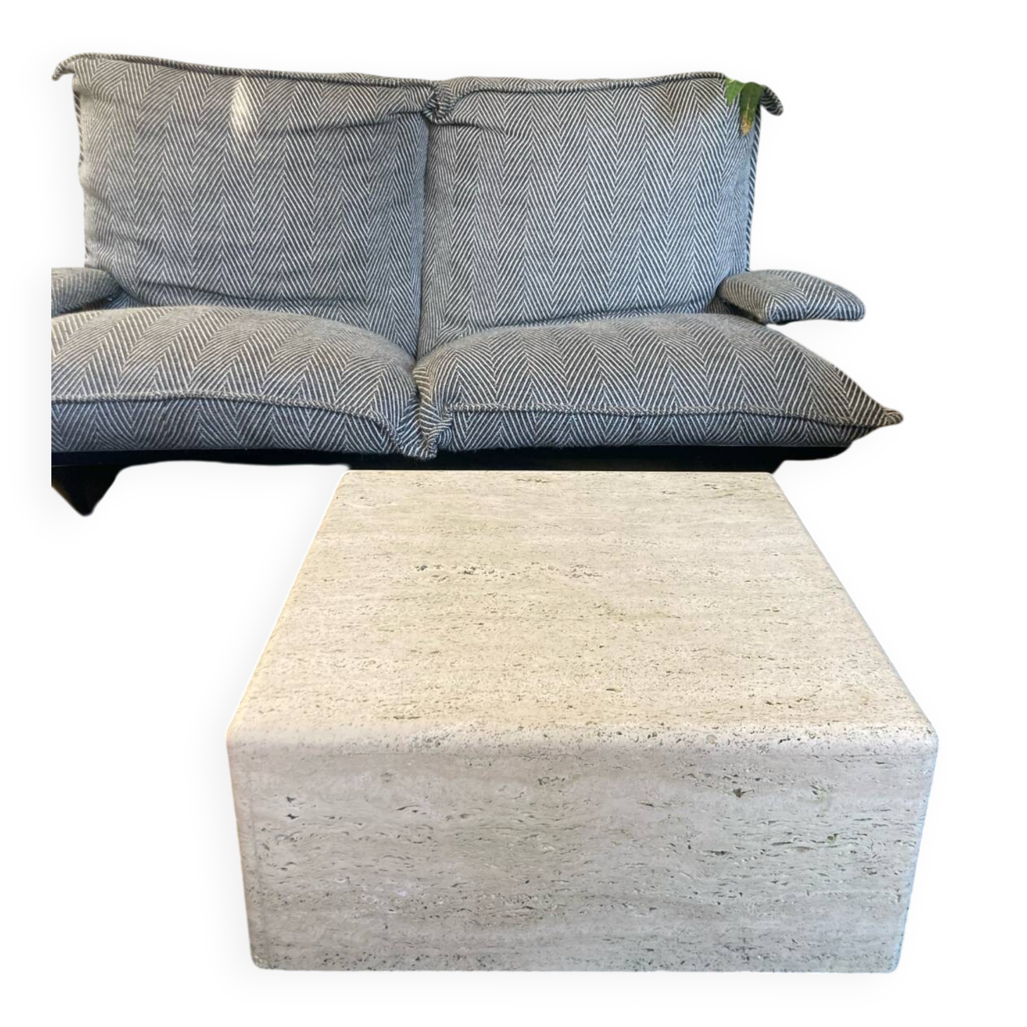 Travertine table