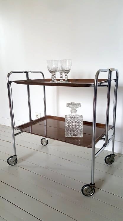 Folding dessert on wheels 1970