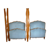 Pair of beds in 0.90 Louis XV style