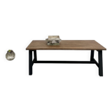 Modern solid oak dining table