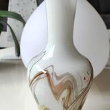 Vase in vintage blown opaline glass