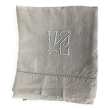 New pure linen sheet embroidered with VC day scale