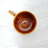 Series of 6 vintage Scandinavian ceramic cups by Höganäs Keramik