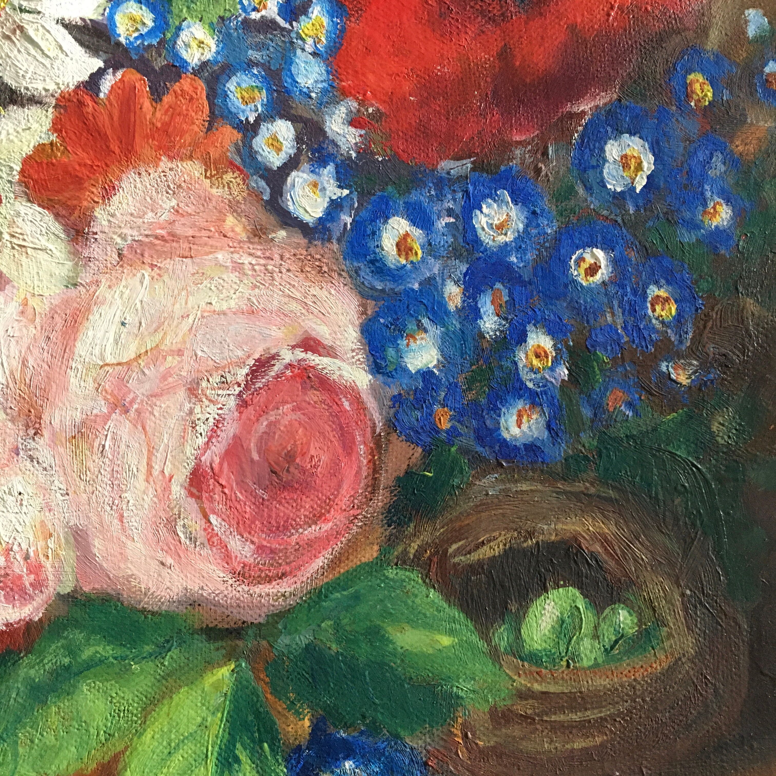 Spring bouquet table