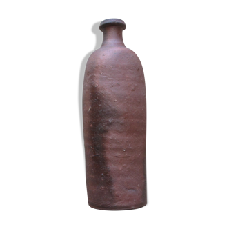 Rustic raw gres bottle