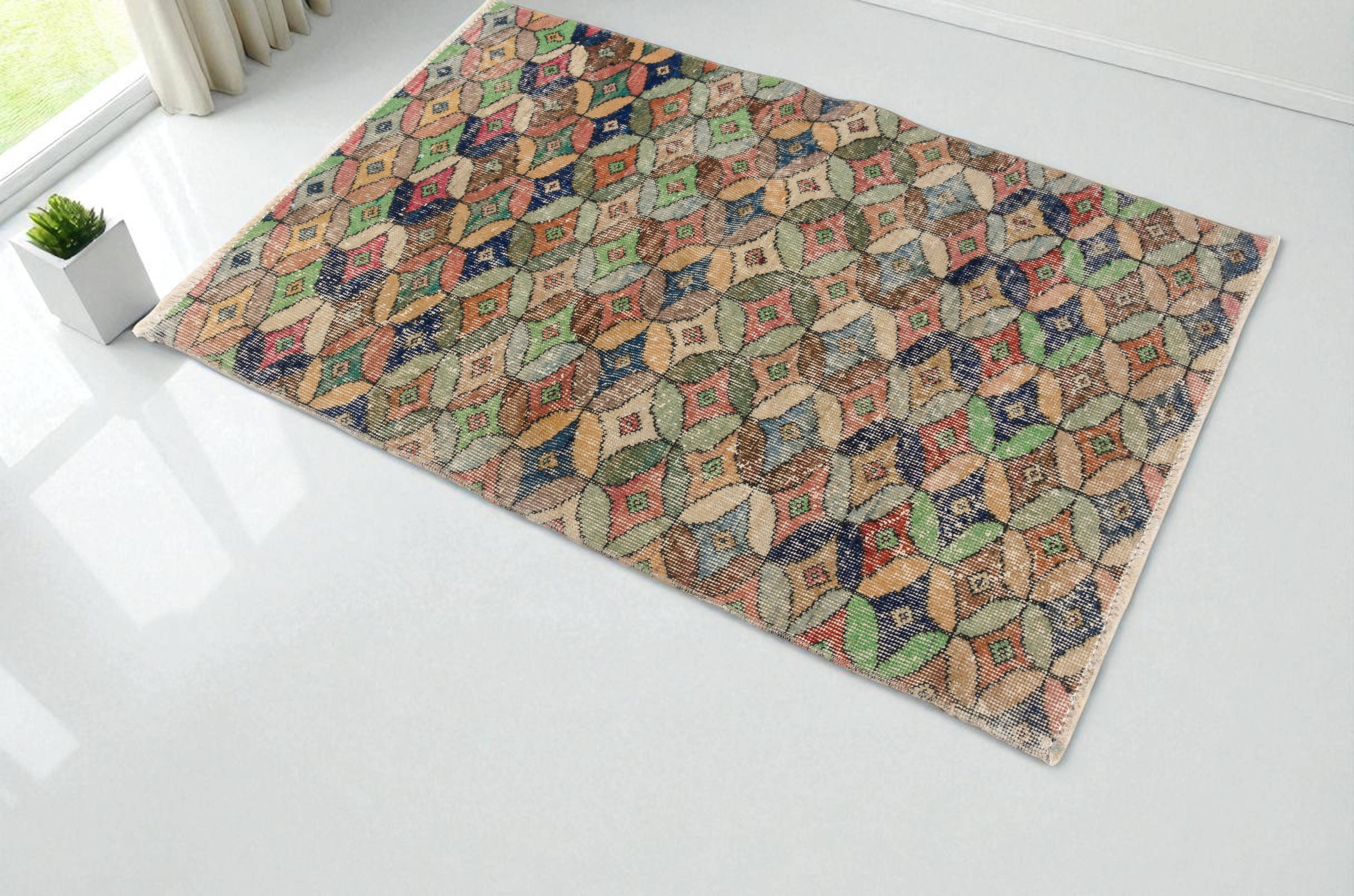 Geometric Anatolian Turkish WOOL rUG  sku1088