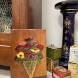 Oil on vintage panel