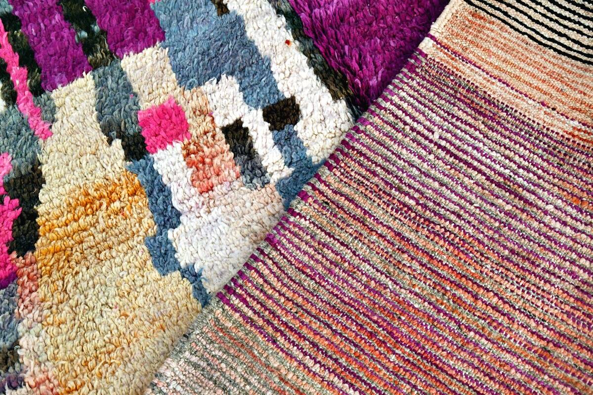 Moroccan Berber Boujaad Rug New 234cm x 154cm