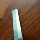 Art deco brass door handle