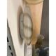 Applique roseaux bruns contemporains en verre de Murano blanc