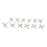 Silver-plated knife rest, 1950s, Christofle style.