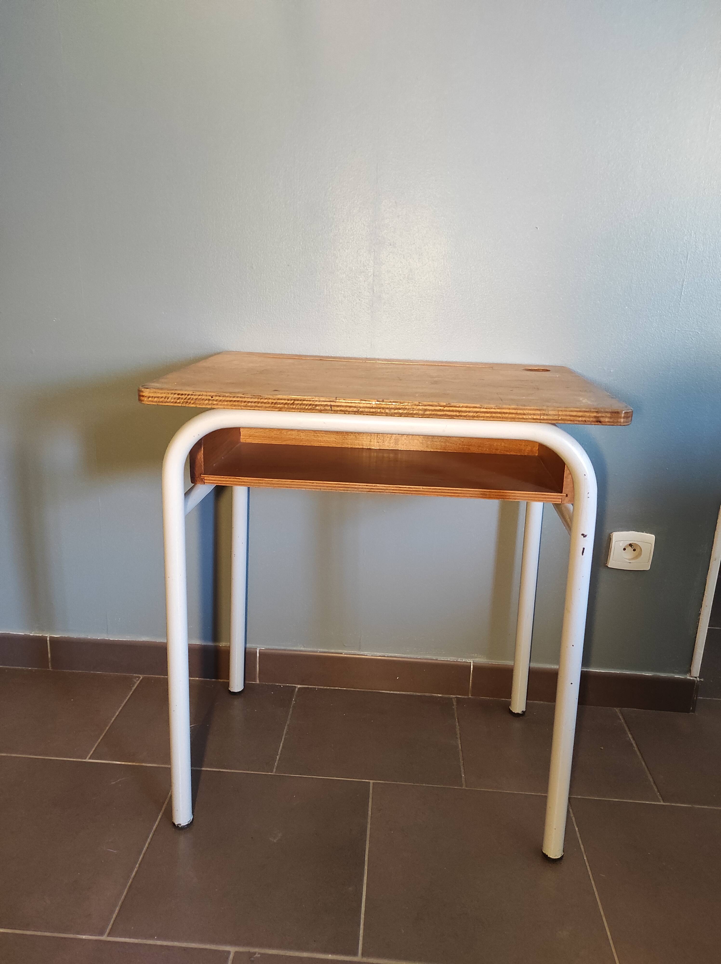 School desk with locker 1960
