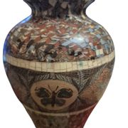 Large vase signed Jean Germino Vallauris