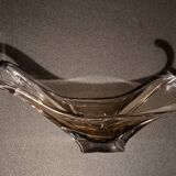 Smoked glass catchall from the seventies.