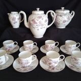 Service à café Art Nouveau pour 8 pers. en porcelaine de Paris
