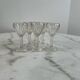 Lot de 6 verres à shooters en verre soufflé