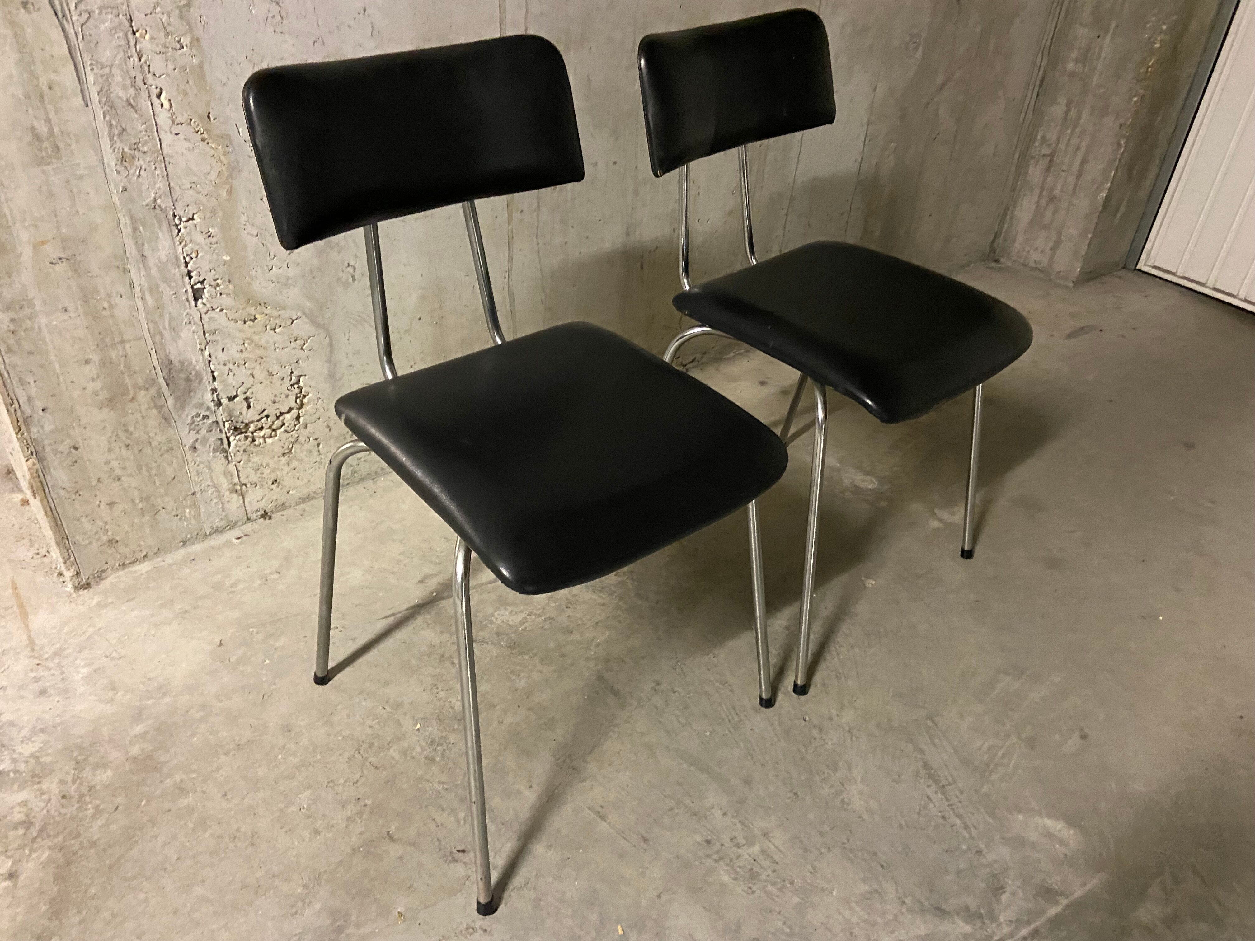 Pair of factory chairs