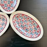 Set of 3 retro dishes
