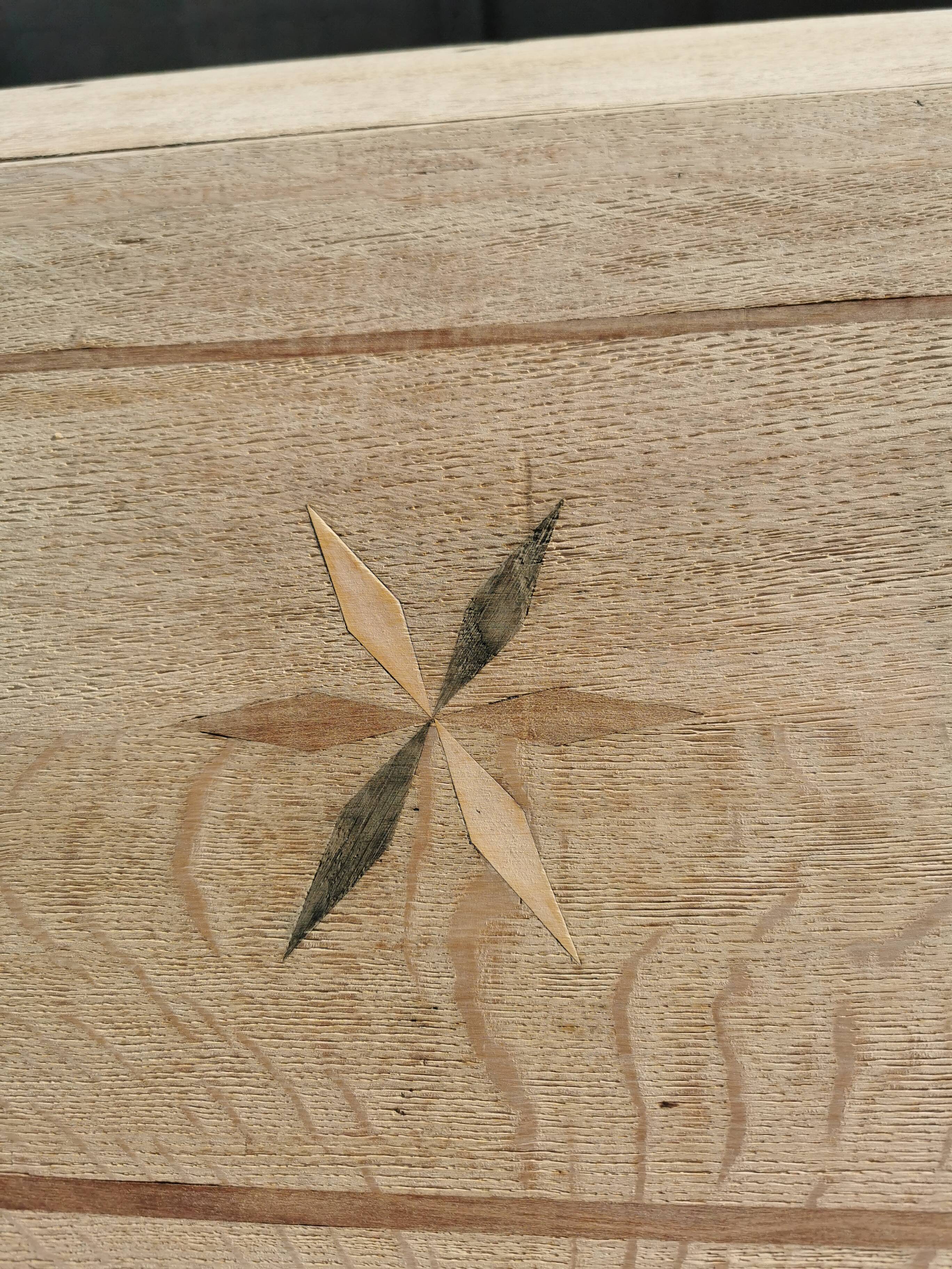 Writing furniture, craft furniture, solid oak, 19th century era