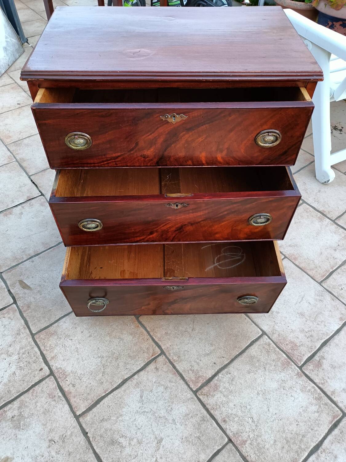 Antique Louis XVI style chest of drawers