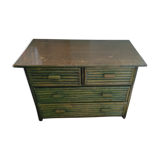 Bamboo chest of drawers