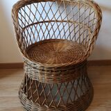 Vintage wicker chair