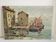 Oil on Canvas Marine Port of Martigues Signed (to be identified) Accid