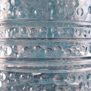Vintage Structured Glass Vase by Willem Heesen for Leerdam Glass Factory