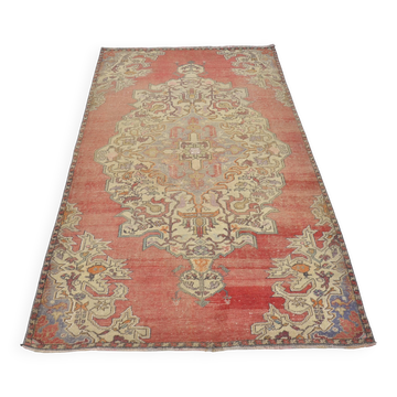 Red & Beige Oushak Rug sku 2489