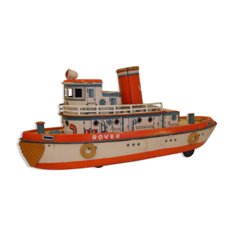 Bateau en tôle modern toys japan 1960