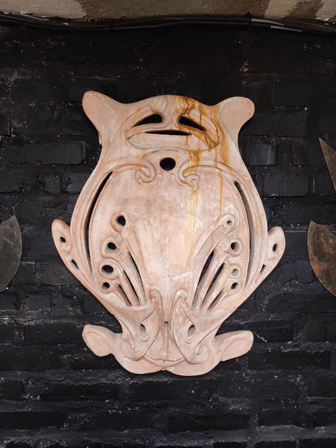 Hector Guimard Parisian metro medallion in fiber plaster