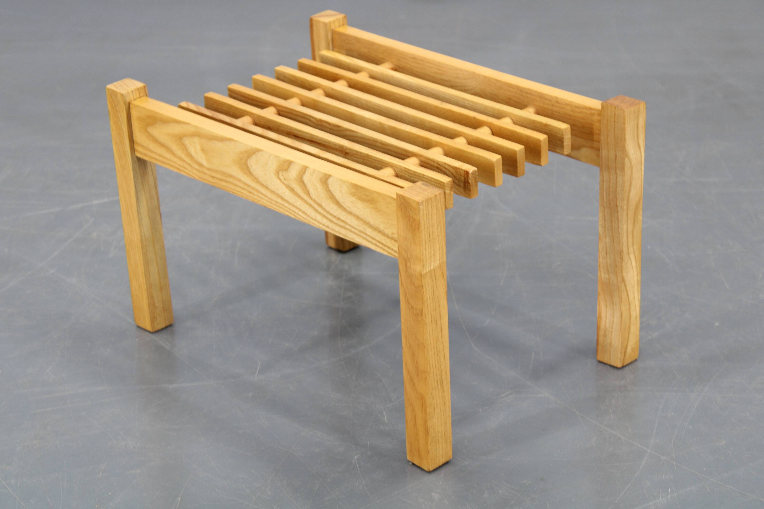 1960s Wooden Bench for Flower Pot, Czechoslovakia