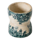 egg cup in blue Iron Earth late 19th century