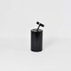 Black metal wall or ceiling lights, vintage 1950, Parscot, pipe spots.